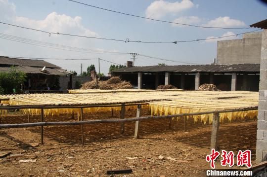 警方查處地下腐竹生產(chǎn)窩點(diǎn)照片 （圖片來源：中國(guó)新聞網(wǎng) 王正祥 攝  ）