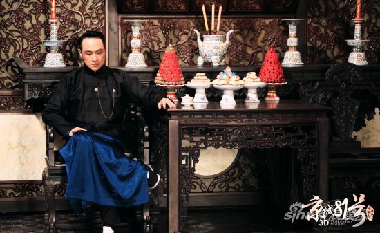 吳鎮(zhèn)宇飾演的霍家大少爺，正為二弟冥婚一事焦頭爛額