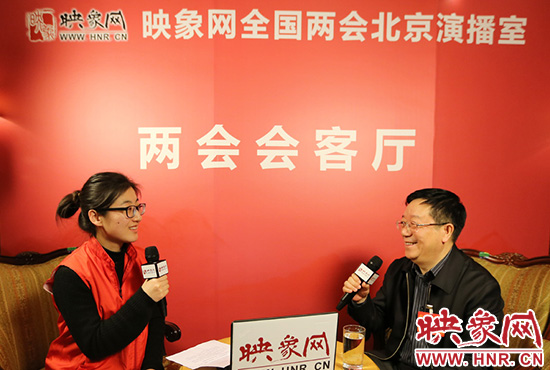 全國(guó)人大代表鄭永和做客映象網(wǎng)全國(guó)兩會(huì)北京直播室。
