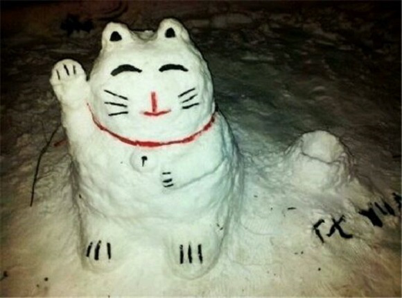 創(chuàng)意十足！日系列卡通雪人走紅