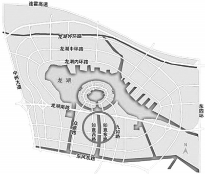 鄭州龍湖區(qū)域6塊商業(yè)用地拍賣遇冷，全部以起始價成交最貴的一塊不過888.09萬/畝，僅為8月龍湖“地