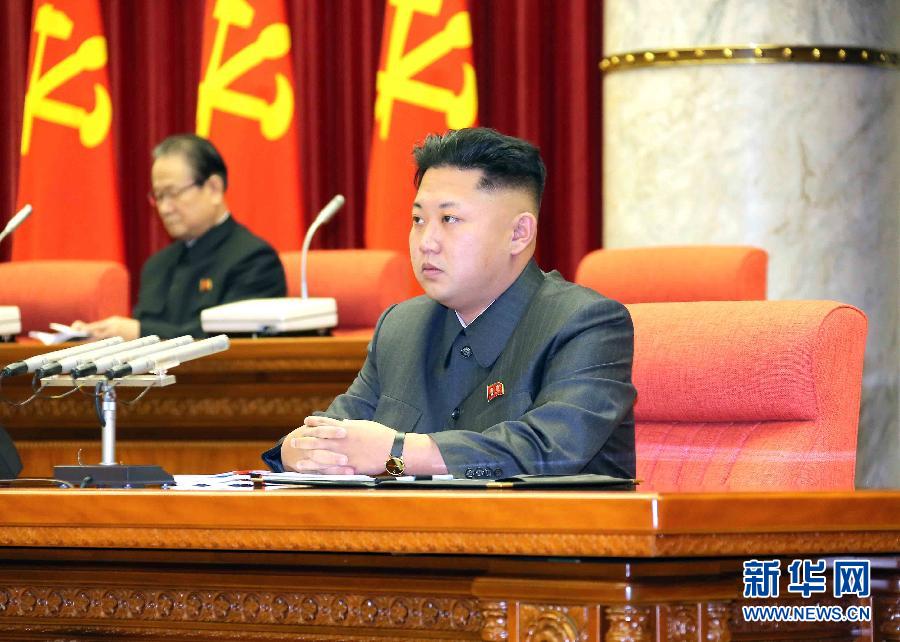 12月8日，在朝鮮平壤，朝鮮勞動黨第一書記金正恩出席并指導(dǎo)朝鮮勞動黨中央政治局擴大會議。