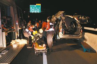嘉義縣八十二號(hào)快速道路發(fā)生死亡車禍，造成二死一重傷慘劇。