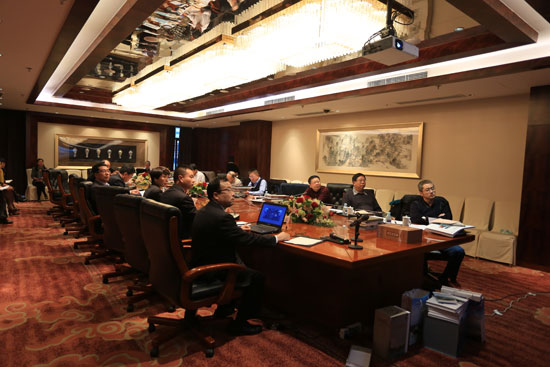 專家觀看景觀質(zhì)量匯報片