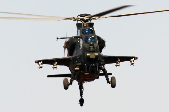 資料圖：解放軍武直-10攻擊直升機(jī)。