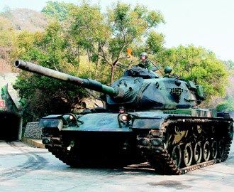 圖為M60A3同型戰(zhàn)車。圖片來源：臺灣媒體